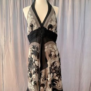 Bcbgmaxazria halter dress
